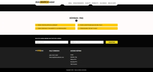 Script Site Para IPTV