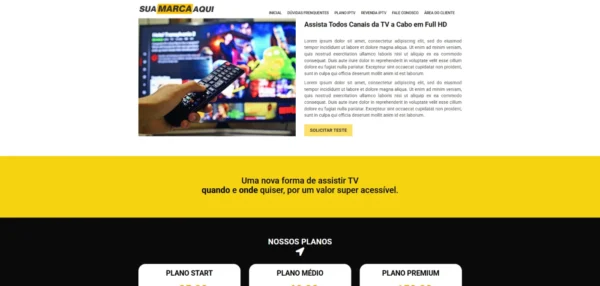 Script Site Para IPTV