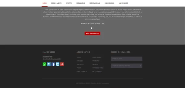 Script Site Para Supermercado
