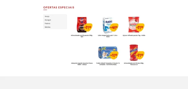 Script Site Para Supermercado