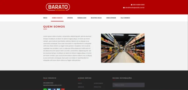 Script Site Para Supermercado