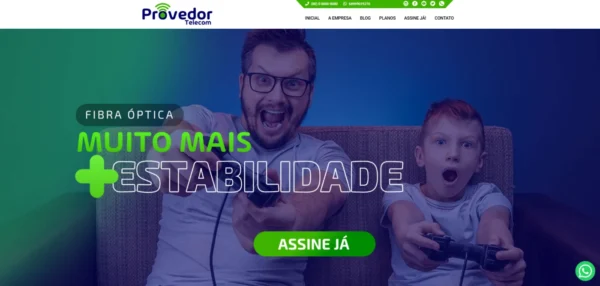 Site Pronto Para Provedor de Internet