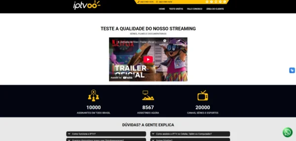 Script Site Flash IPTV
