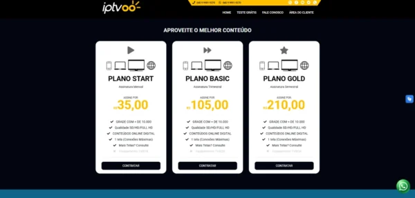 Script Site Flash IPTV