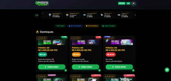 script raspadinha digital em PHP